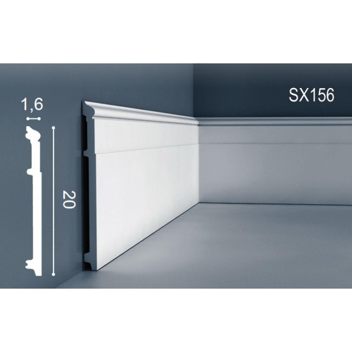 Плинтус дюрополимерный ORAC SX156