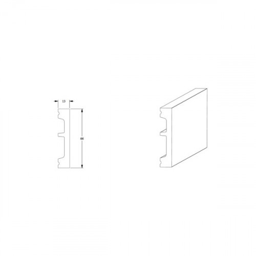 Плінтус універсальний дюрополімерний ORAC SX157