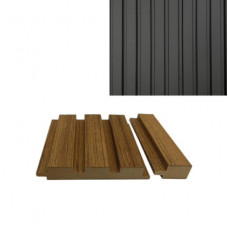 Завершальна планка до стінової панелі Темно-сірий шовк 726