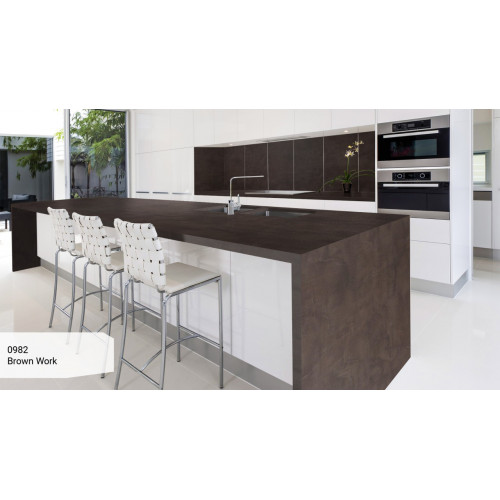 Широкоформатна панель HPL Brown Work 0982