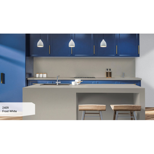 Широкоформатна панель HPL Frost White 2409 Morematt