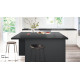 Широкоформатна панель HPL Deep Black 2423 Morematt