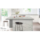 Широкоформатна панель HPL Calacatta Marble 6019 Morematt