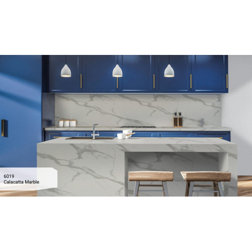 Широкоформатна панель HPL Calacatta Marble 6019 Morematt