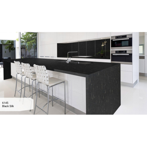 Широкоформатна панель HPL Black Silk 6145 ( 4mm )