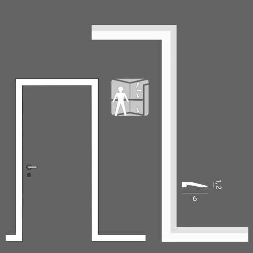 Плінтус універсальний дюрополімерний ORAC SX159