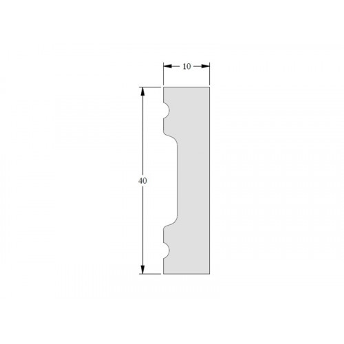 Плінтус поліуретановий гнучкий ORAC SX162F