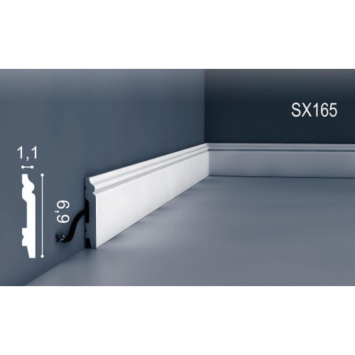 Плінтус дюрополімерний ORAC SX165