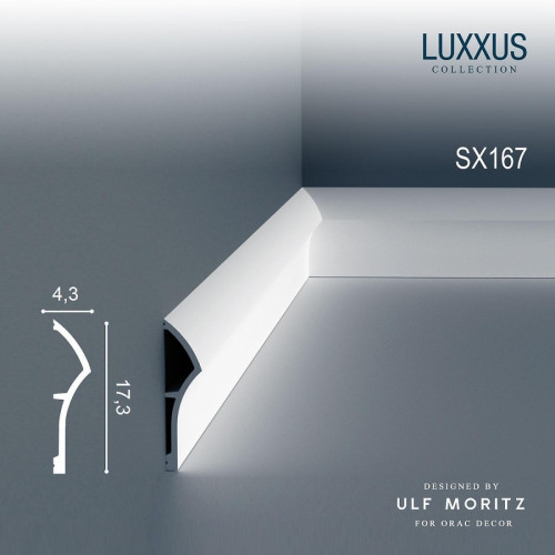 Плінтус дюрополімерний ORAC SX167