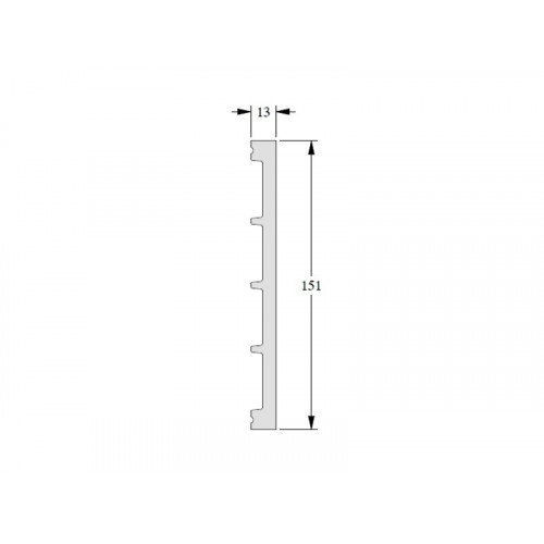 Плінтус дюрополімерний ORAC SX168