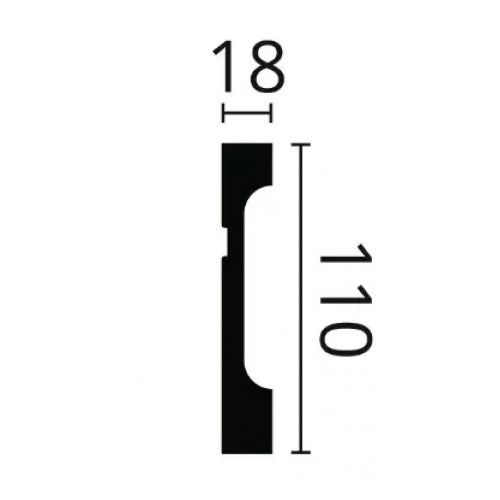 Плінтус підлоговий NMC WALLSTYL FD11