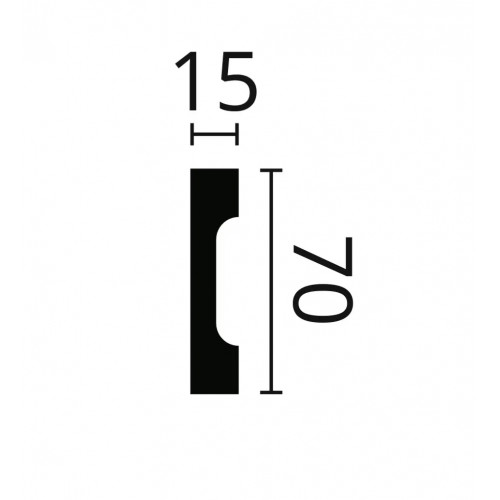 Плінтус підлоговий NMC WALLSTYL WD2 Білий