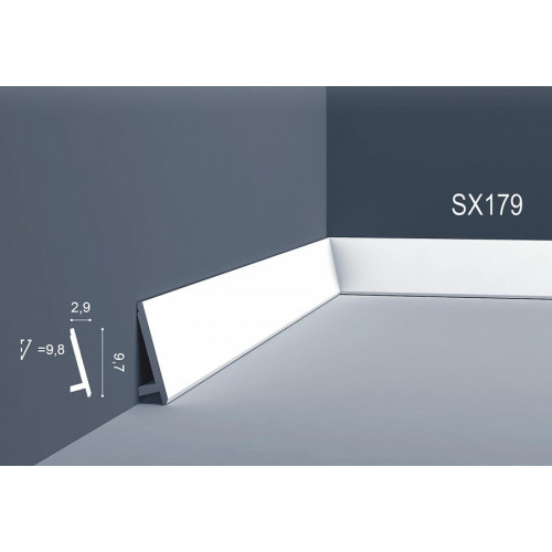 Плінтус дюрополімерний ORAC SX179