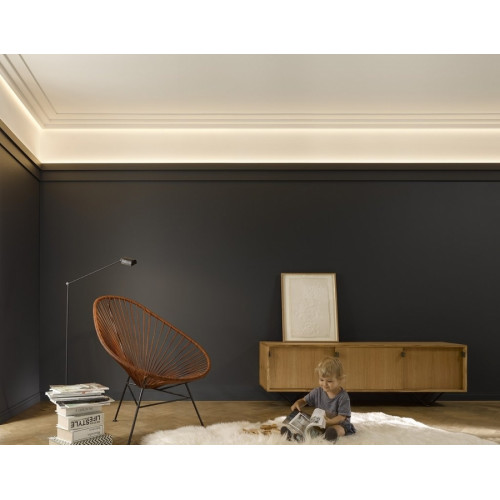 Плінтус поліуретановий гнучкий ORAC SX187F