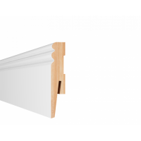 Плінтус Arbiton МДФ PAINT-IT Білий (під фарбування) MP0802