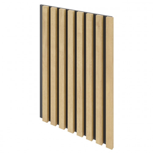 Декоративна стінова панель шпонована 2780х386 | крок 12мм | товщина 19мм