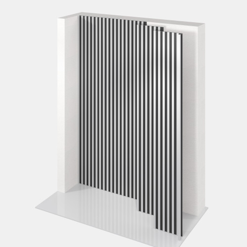 Декоративная стеновая панель крашенная 2780 х 386 | шаг 12мм | толщина 16мм