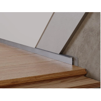 Алюминиевый плинтус скрытого монтажа под гипсокартон 20 мм ALU-S2012