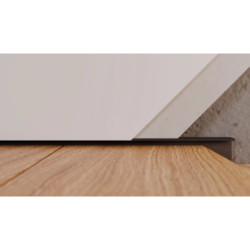 Алюмінієвий плінтус прихованого монтажу під гіпсокартон 20 мм ALU-S2012