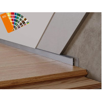 Алюмінієвий плінтус прихованого монтажу під гіпсокартон 20 мм ALU-S2012 RAL