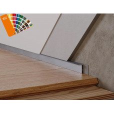 Алюмінієвий плінтус прихованого монтажу під гіпсокартон 20 мм ALU-S2012 RAL