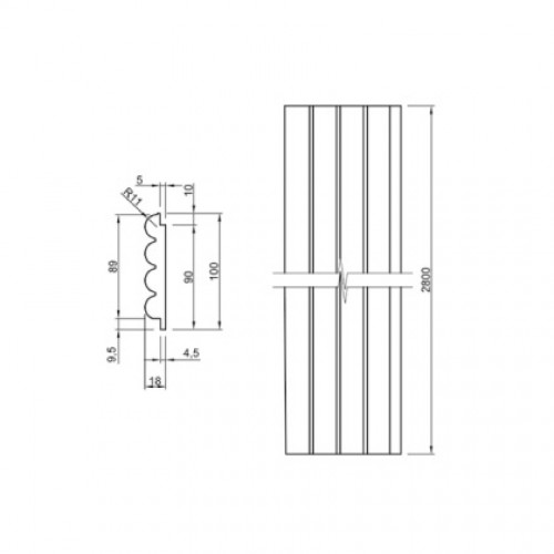 Декоративна стінові панелі AGT LB2200 Supramat