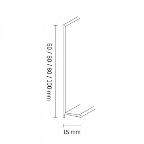 Плінтус гнучкий Dollken WL-80 мм, пр-во Німеччина