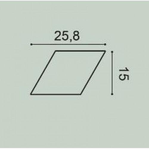 Декоративна 3D панель Orac Decor W100 ROMBUS