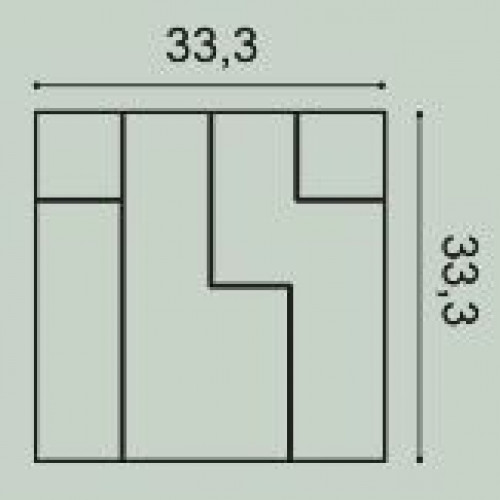 Декоративна 3D панель Orac Decor W102 Cubi