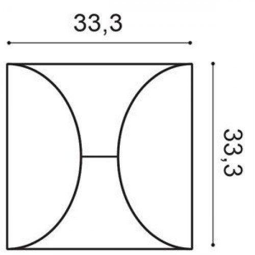 Декоративна 3D панель Orac Decor W107 Circle