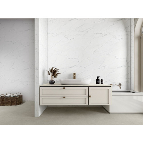 Декоративна стінова панель SPC Rigid Core Білий Мармур