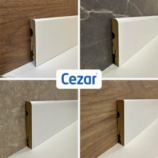 Плінтус МДФ прямий Білий під лаком