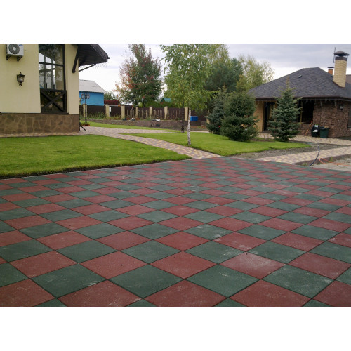 Гумова плитка ECO-GUMA 500 х 500 х 40 мм