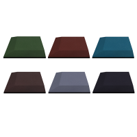 Гумова кромка двостороння ECO-GUMA 500 х 500 х 50/35/35 мм