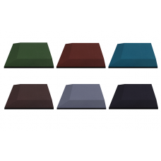 Гумова кромка двостороння ECO-GUMA 500 х 500 х 50/35/35 мм