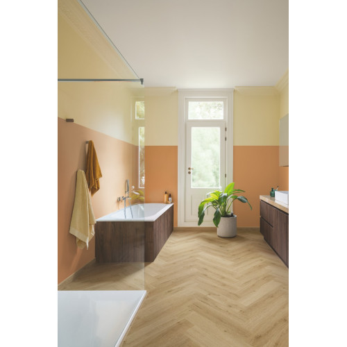 Вінілове покриття Quick-Step CIRO ялинка Ботанічний бежевий AVHBU40362 (5+1 мм)