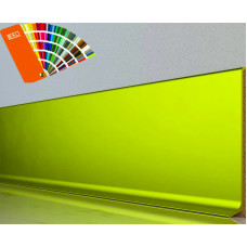 Плінтус алюмінієвий накладний плоский 100 мм ALU-N10012 RAL