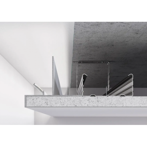 Профіль світло-тіньового шва від 50 мм для LED підсвічування Білий RAL