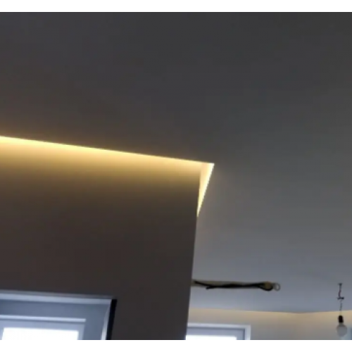 Профіль світло-тіньового шва від 25 мм для LED підсвічування Білий