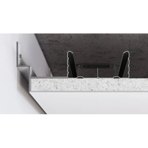 Профіль тіньового шва 12x25 мм Білий