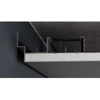 Профіль тіньового шва 12x25 мм Білий