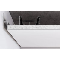 Профіль тіньового шва 20x35 мм Білий