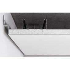 Профіль тіньового шва 20x35 мм Білий