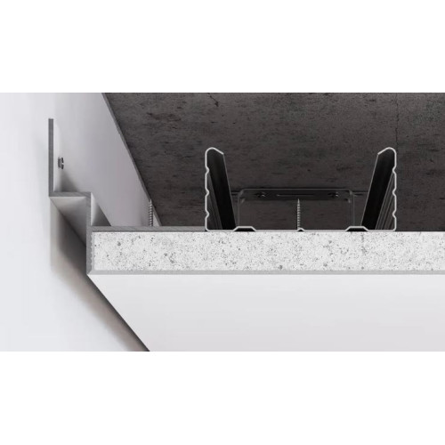 Профіль тіньового шва 20x35 мм Чорний