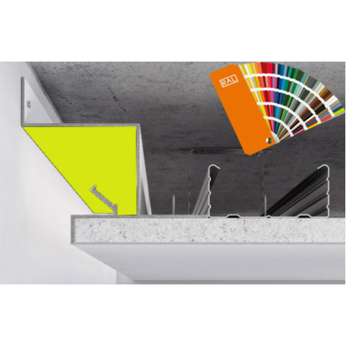 Профіль світло-тіньового шва від 25 мм для LED підсвічування ( палітра RaL )