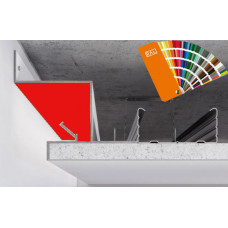 Профіль світло-тіньового шва від 25 мм для LED підсвічування ( палітра RaL )