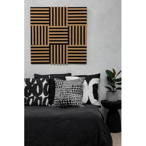 Декоративна стінова панель МДФ WOODLINE WL 2700х300 Дуб світлий