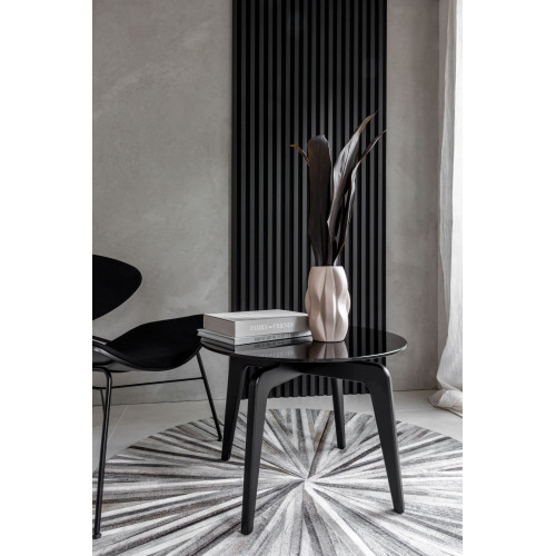 Декоративна стінова панель МДФ WOODLINE WL 2700х300 Матовий Чорний