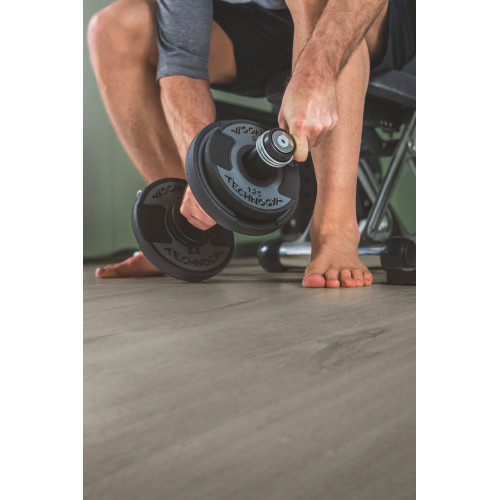 Вінілове покриття Quick-Step BLOOM Дуб бавовна затишна сірий AVMPU40202 (5+1мм)