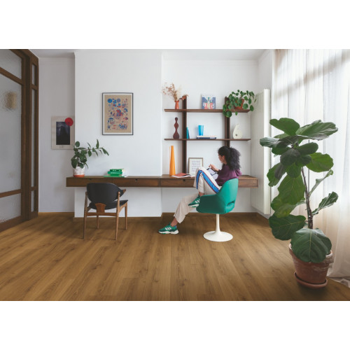 Вінілове покриття Quick-Step BLOOM Дуб ботанічний карамельний AVMPU40315 (5+1мм)